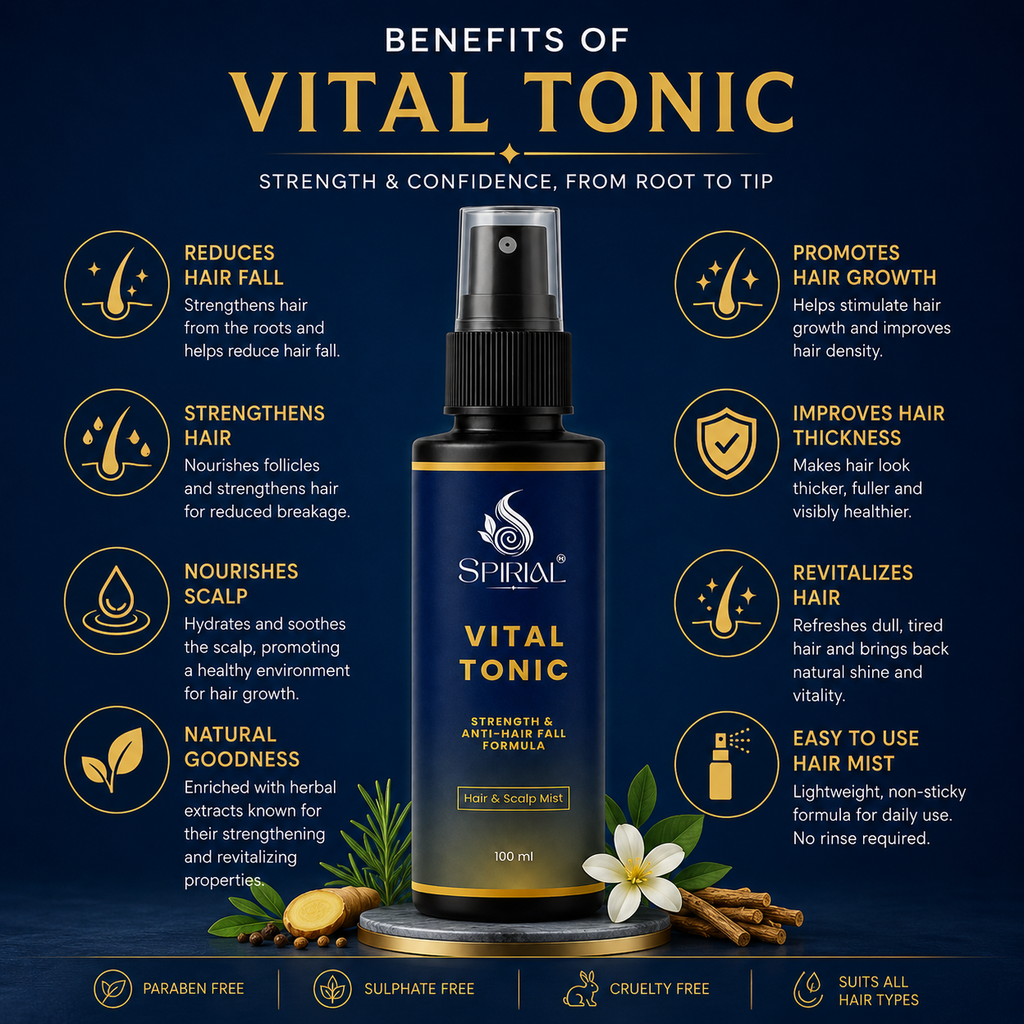 Vital Tonic For Anti Hair Fall Solution & Hair Regrowth
