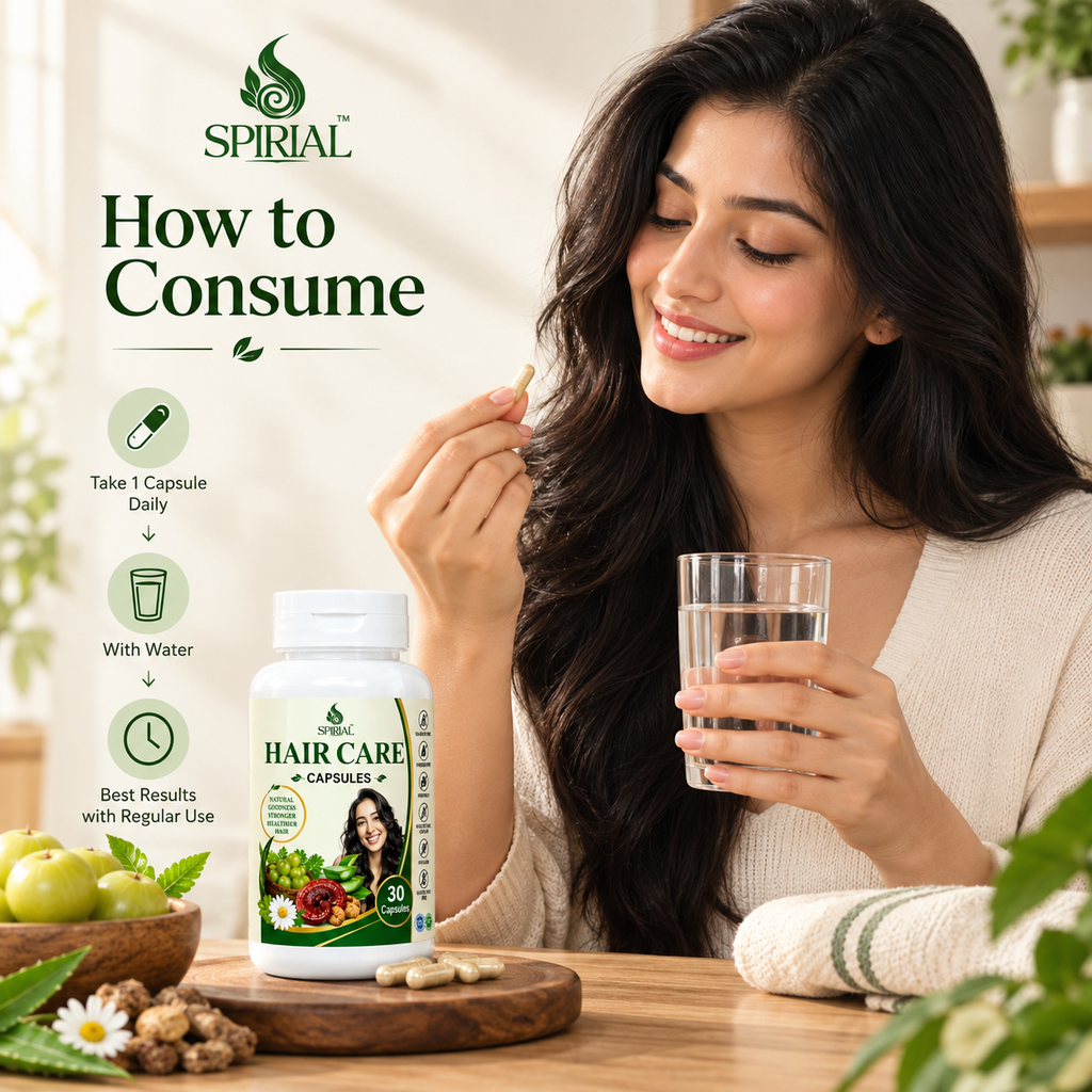 Spirial Natural Hair Care Capsules Buy 1 Get 1 Free