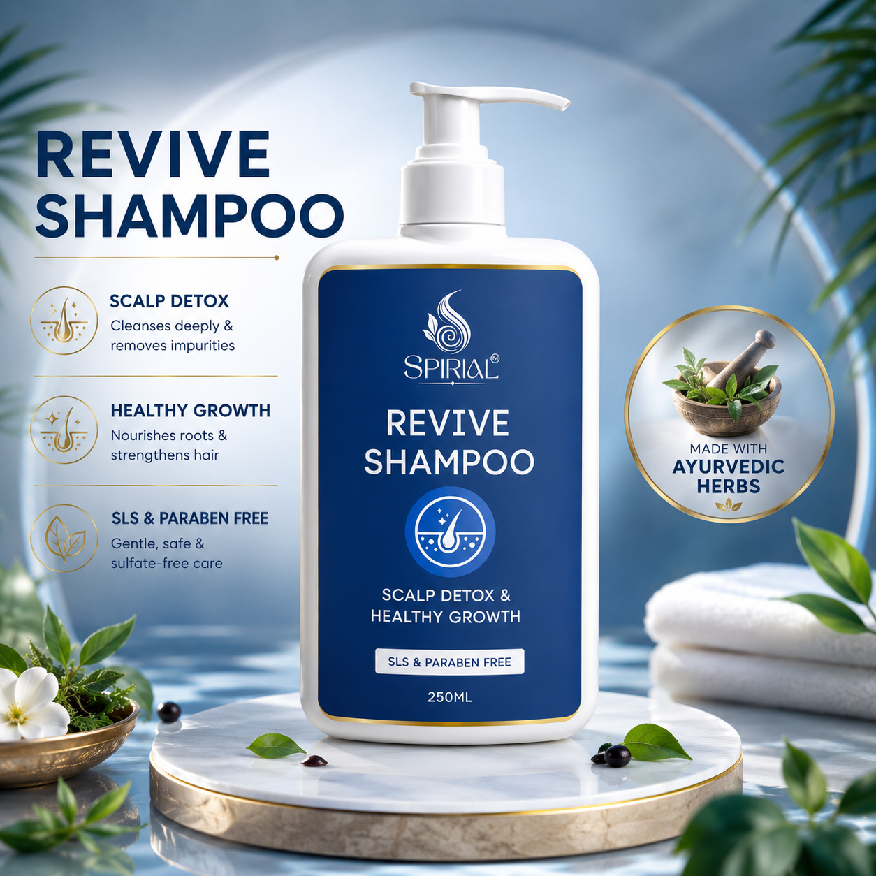Revive Shampoo For Scalp Detox & Healthy Re-Growth Of Hair