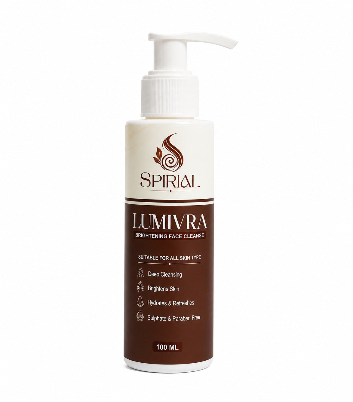 Spirial Lumivra Deep Cleansing Face Wash for Glowing & Healthy Skin I Brightening Face Cleanser
