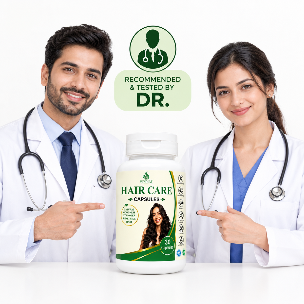 Spirial Natural Hair Care Capsules Buy 1 Get 1 Free